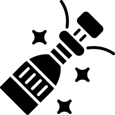 içecek içecek ikonu katı bir tarzda