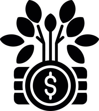 Para için. Web simgesi basit tasarım