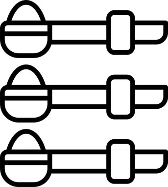 Çizgi film ipinin vektör çizimi