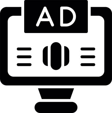 reklam reklam pazarlama simgesi