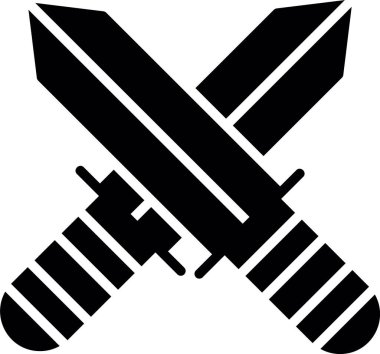 kılıç vektör simge geçti