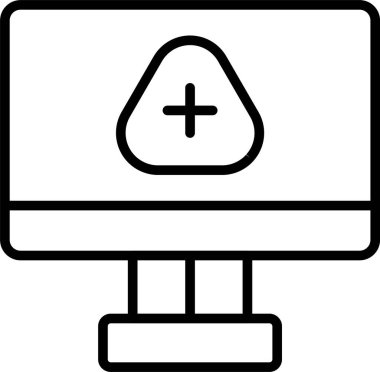 Bilgisayar monitörü. Basit tasarım