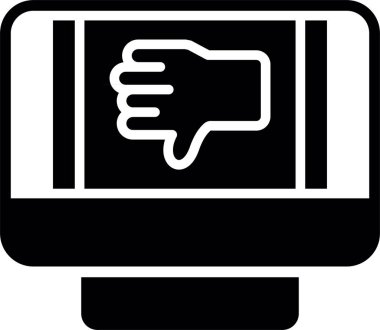 Bir el tabletinin vektör çizimi