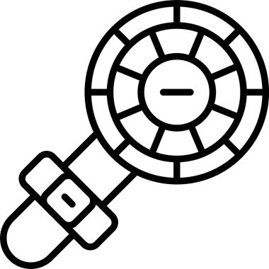 anahtar kilit simgesi ana hat biçiminde