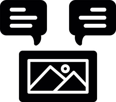 Kamera fotoğraf simgesi, vektör çizim