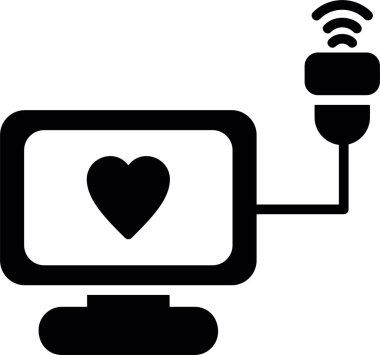 İnternet simgesi, vektör illüstrasyonu