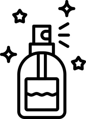 Parfüm, Basit Vektör İllüstrasyon Simgesi