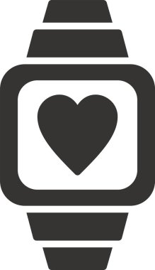 Kalp simgesinin vektör illüstrasyonu