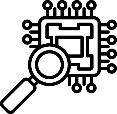 Araştırma, Basit Vektör İllüstrasyon Simgesi