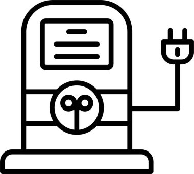 Kablo. Web simgesi basit tasarım