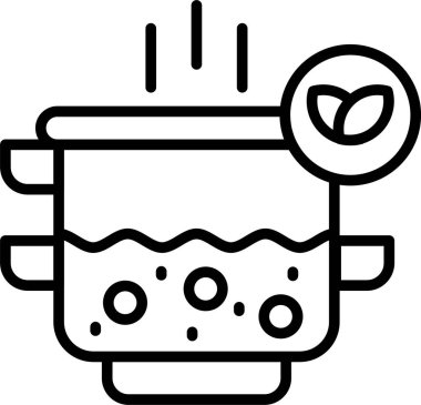 Yemek. Web simgesi basit illüstrasyon