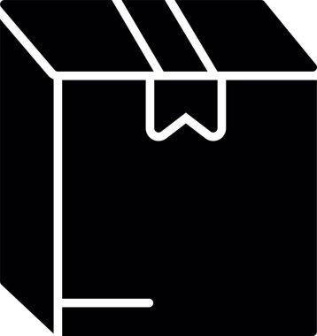 kutu gönderme simgesi katı biçiminde