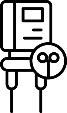 veri analiz veri simgesi ana hat biçiminde