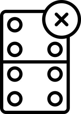 Serbest Otopark, Basit Vektör İllüstrasyon Simgesi