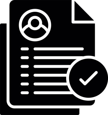 Belge. Web simgesi basit illüstrasyon