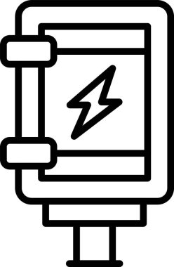 Bilgisayar. Web simgesi basit illüstrasyon