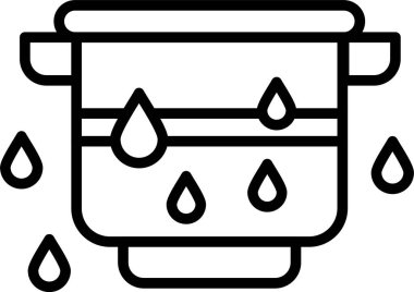 Su damlaları simge, özet biçimi