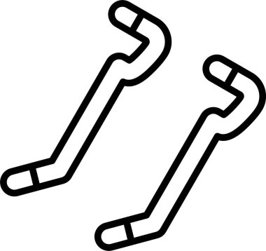 Yarış bayrağı yarış ana hatları simgesi