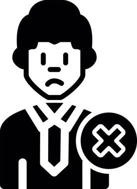 avatar adam simgesi ana hatları biçiminde