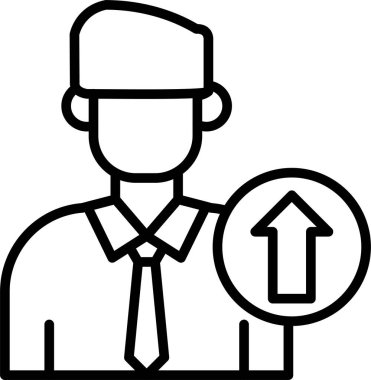 İş adamı simgesi tasarımı, vektör illüstrasyonu 10 grafiklik