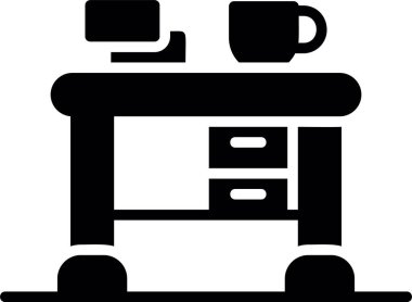 kahve makinesi simgesi ana hat biçiminde