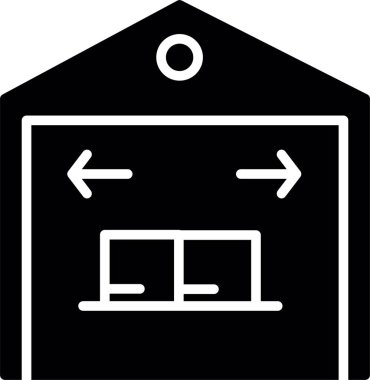 Depo simgesi vektör illüstrasyonu