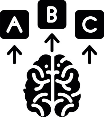 Beyin Vektörü Satırı Simgeleri