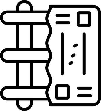 Somut, Basit Vektör İllüstrasyon Simgesi