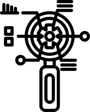 Analiz, Basit Vektör İllüstrasyon Simgesi