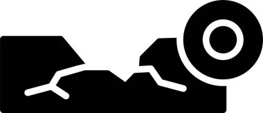 Kamera lens vektör simgesi