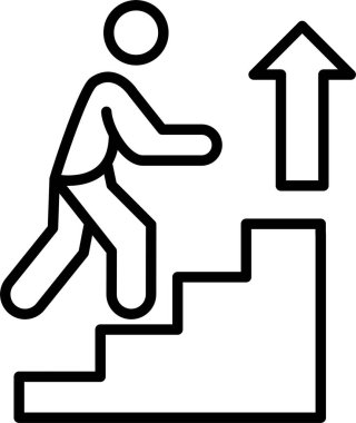 Kişisel Geliştirme, Basit Vektör İllüstrasyon Simgesi