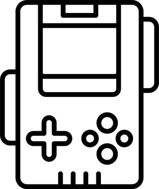 oyun oyun çubuğu simgesi, vektör çizim