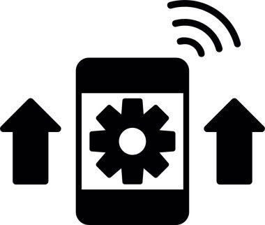 cep telefonu simgesi ana hat biçiminde