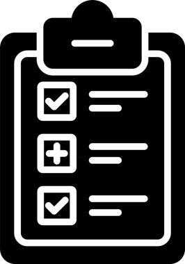 Katı biçimli pano simgesi kontrol listesi