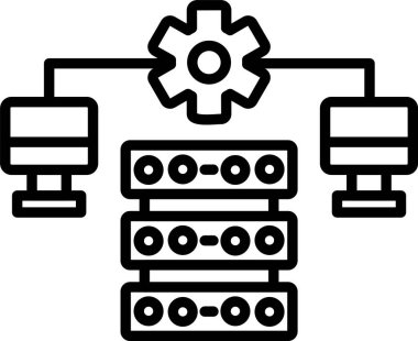 Bağlantı, Basit Vektör İllüstrasyon Simgesi