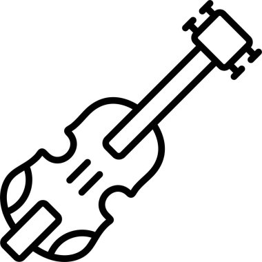 gitar simgesi, basit biçim tasarımı