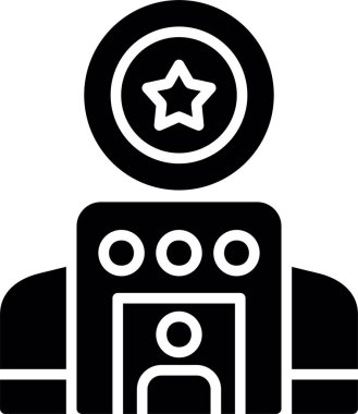 Robot simgesi, vektör çizimi