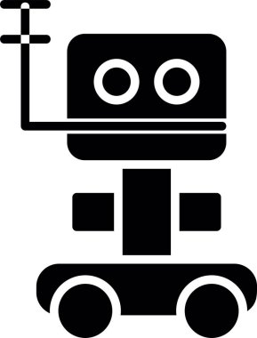 robot ikon vektör illüstrasyonu