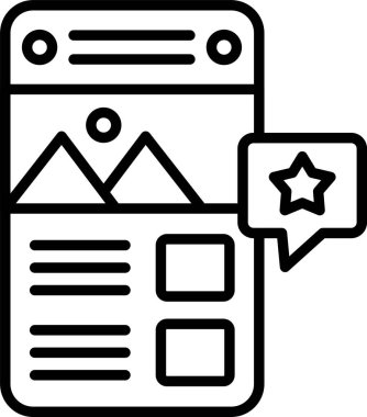 Gönder, Basit Vektör İllüstrasyon Simgesi