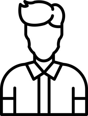 Müşteri, Basit Vektör İllüstrasyon Simgesi