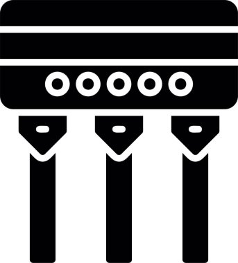 enstrüman enstrüman simgesi katı biçimde