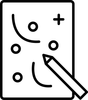 Sketch, Basit Vektör İllüstrasyon Simgesi