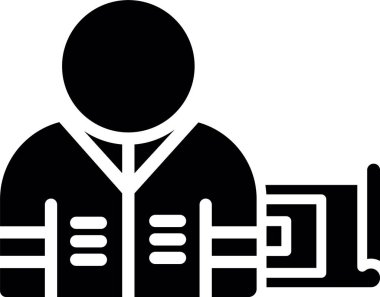 avatar erkek simgesi ana hatları biçiminde