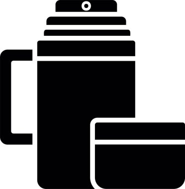 Katı bir içecek ikonu.