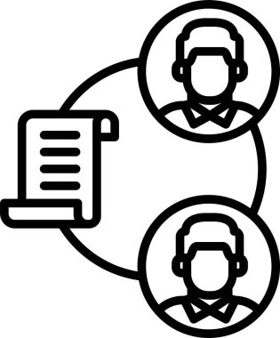 Müşteri servis simgesi vektör illüstrasyonu