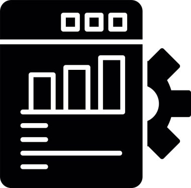 analitik grafik grafik simgesi ana hat biçiminde
