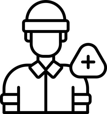 işçi adam mühendis simgesi