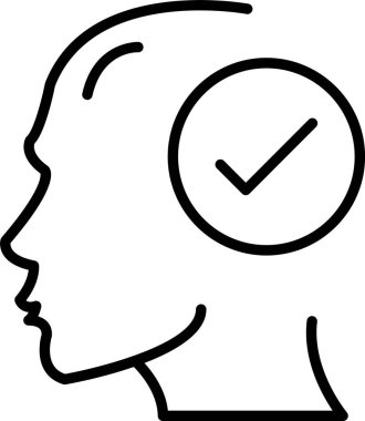 Aprovel, Basit Vektör İllüstrasyon Simgesi