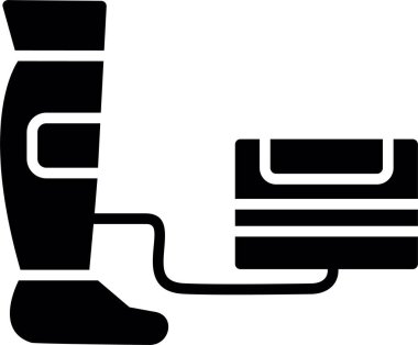 Elektrikli süpürge simge vektör