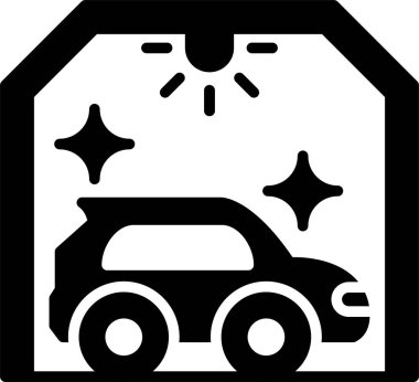 Araba teslimatı. Web simgesi basit illüstrasyon